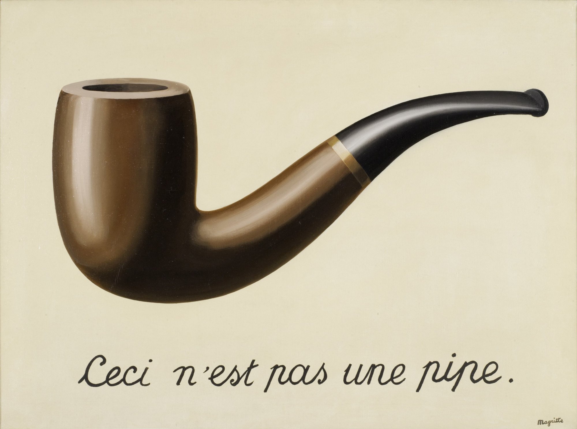 La traición de las imágenes de René Magritte