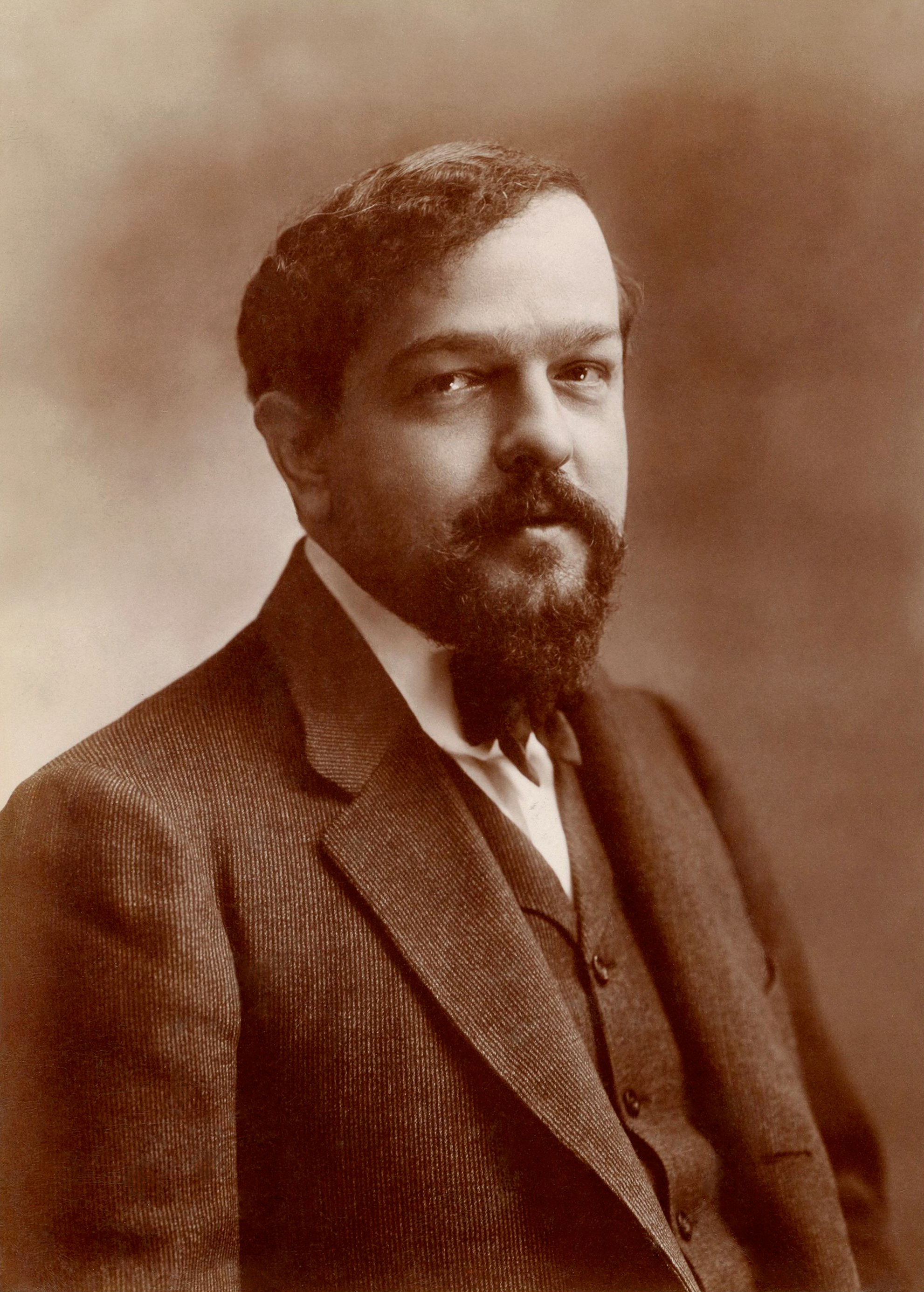 Fotografía de Claude Debussy en 1886