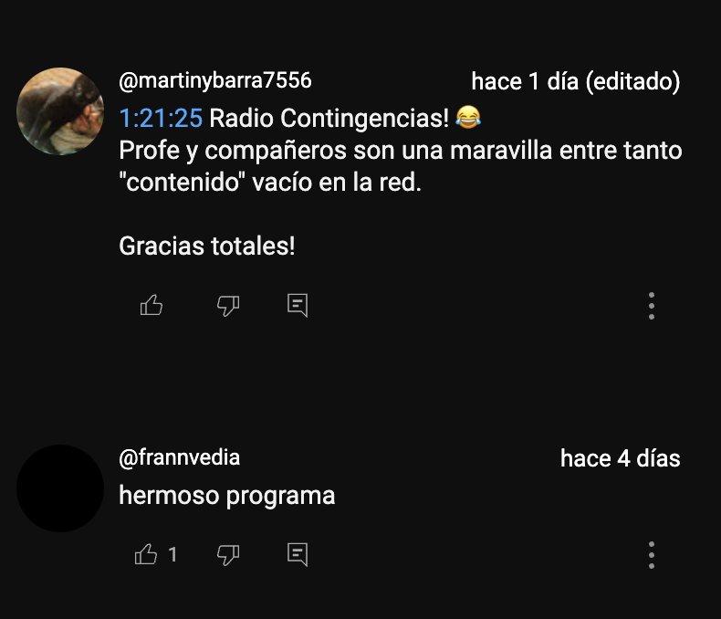 YouTube comment 3